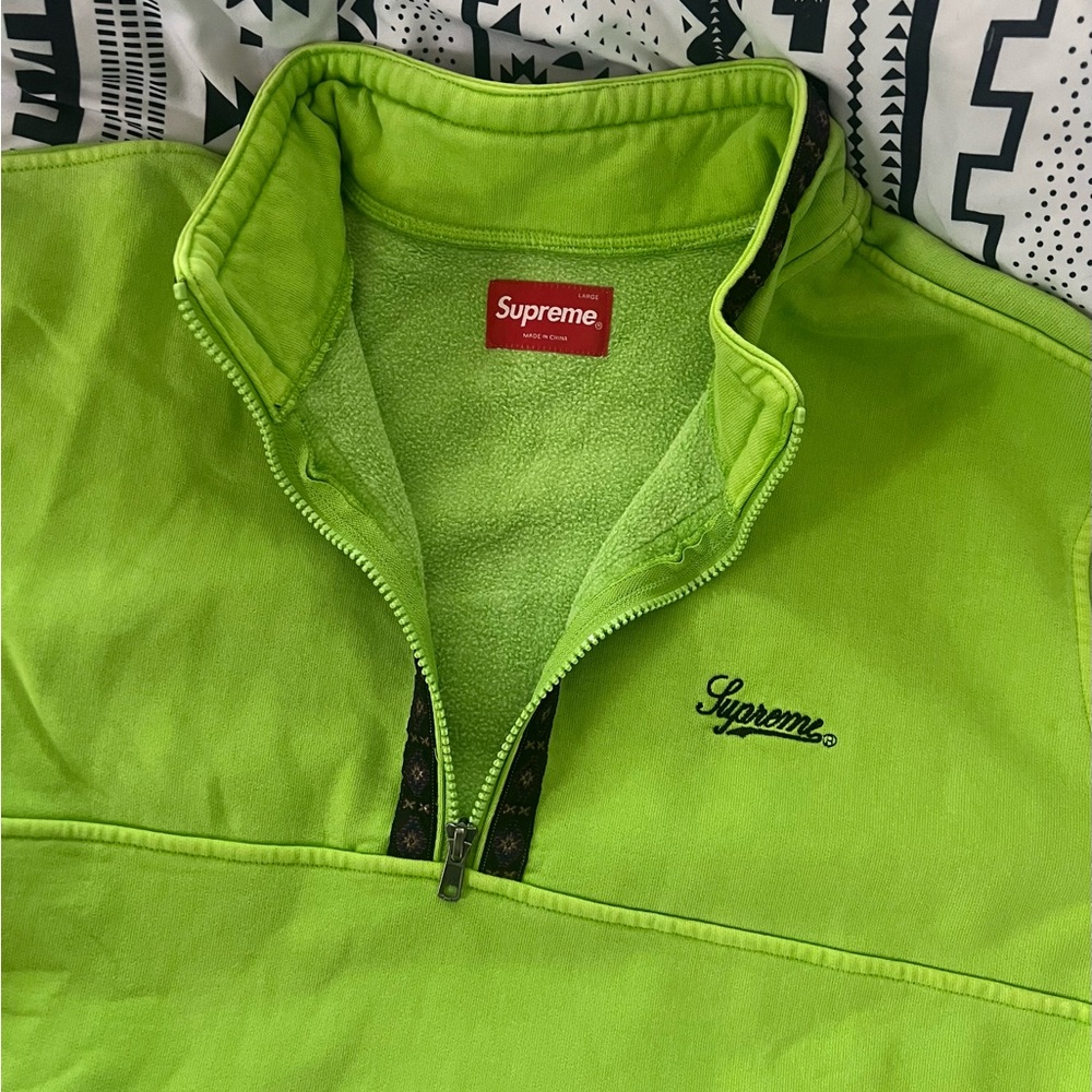 Supreme Men's Green Sweater